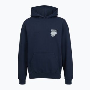 Férfi pulóver PROSTO Hoodie Splash Shield navy blue (Hoodie Splash Shield KL263MSWE2052) kép
