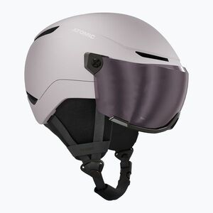 Gyerek sísisak Atomic Revent Visor Jr concrete/silver flash (Revent Visor Jr AN5006752) kép