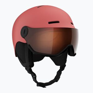Gyerek sísisak Salomon Orka Visor Jr S2 sun kissed coral (Orka Visor L45433500) kép