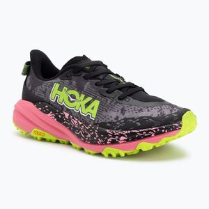 Férfi futócipő HOKA Speedgoat 6 fekete/szürke por (Speedgoat 6 1147791-BNRS) kép