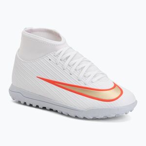Gyermek focicipők Nike Jr. Mercurial Superfly 11 Club white/bright crimson/blur (Mercurial Superfly 11 Club Jr TF IO1554-100) kép