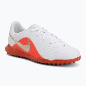 Gyermek focicipők Nike Jr. Tiempo Maestro Club White/Bright Crimson/Blur (Tiempo Maestro Club Jr TF IB5024-100) kép