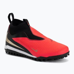 Gyermek focicipők Nike Jr. Phantom 6 High Academy bright crimson/bright crimson/black (Phantom 6 High Academy TF HQ2049-600) kép