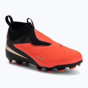 Gyermek focicipők Nike Jr. Phantom 6 High Academy Bright Crimson/Bright Crimson/Black (Jr. Phantom 6 High Academy FG/MG HQ2042-600) kép
