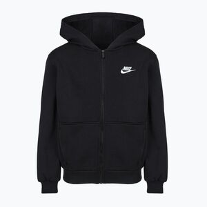 Gyerekpulóver Nike Sportswear Club Fleece black/white (Sportswear Club Fleece FD3004-010) kép