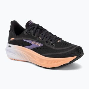 Női futócipők Brooks Ghost 18 black/mulled grape/peach (Ghost 18 1204821B080.065) kép