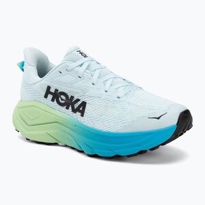 Női futócipők HOKA Challenger 8 Wide glimmering blue/tart apple (Challenger 8 Wide 1168719-GBLT) kép