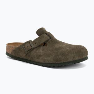 Papucsok BIRKENSTOCK Boston Suede Leather thyme (Boston Suede Leather Narrow 1024714) kép