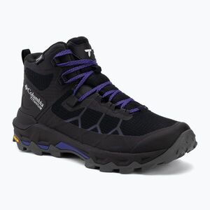 Női túracipők Columbia Peakfreak Titanum Outdry Mid black/purple quartz (Peakfreak Titanum Outdry Mid 2165771012) kép