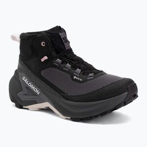Női kirándulócipők Salomon Genesis Mid GTX black/dawn pink (Genesis Mid GTX L45409700) kép