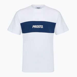 Férfi póló PROSTO Root white/navy blue (Root KL263MTEE1163L) kép