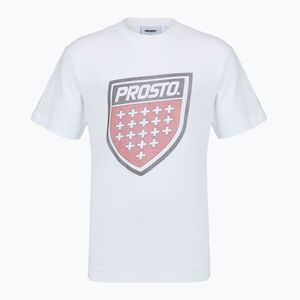 Férfi póló PROSTO Infine white (Infine KL263MTEE1061L) kép