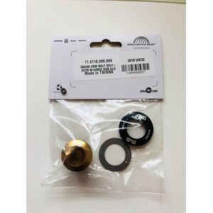 SRAM javítókészlet - CRANK ARM BOLT KIT SELF-EXTRACTING M18/M30 DUB - fekete kép