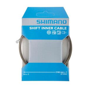 SHIMANO váltóbowden - CABLE MTB/ROAD 1, 2x2100mm - ezüst kép