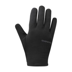 SHIMANO Kerékpáros kesztyű hosszú ujjal - LIGHT THERMAL - fekete kép
