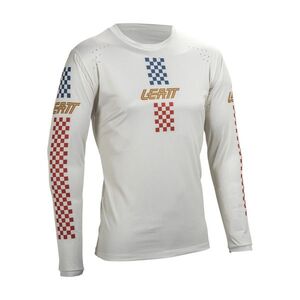 LEATT Hosszú ujjú kerékpáros mez nyári - MTB ENDURO 4.0 - fehér kép