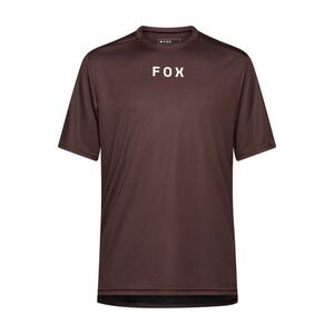 FOX Rövid ujjú kerékpáros mez - RANGER WORDMARK - barna kép
