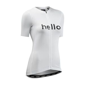 NORTHWAVE Rövid ujjú kerékpáros mez - BLADE HELLO GOODBYE - fehér/fekete kép