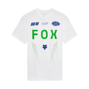 FOX Rövid ujjú kerékpáros póló - SHIELD SS PREM - fehér kép