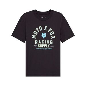 FOX Rövid ujjú kerékpáros póló - LOCAL RACER - fekete kép