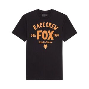 FOX Rövid ujjú kerékpáros póló - SLOGAN S PREM - fekete kép