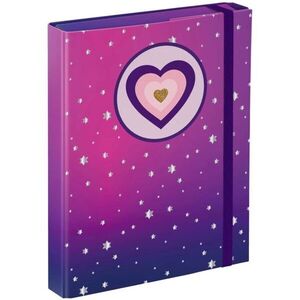 BAAGL HEART Füzettartó box A5, rózsaszín, méret kép