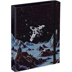 BAAGL PIXEL SPACE Füzettartó box A5, fekete, méret kép