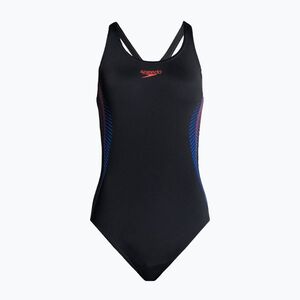 Speedo Placement Muscleback egyrészes fürdőruha fekete 8-00305814836 (Placement Muscleback 8-00305814836) kép