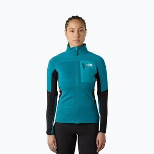 Női pulóver The North Face Polartec Powergrid Stormgap Hoodie anthracite grey/tnf black (Polartec Powergrid Stormgap Hoodie NF0A8E0W983) kép