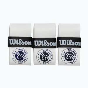 Wilson Roland Garos 2024 teniszütő burkolatok 3 db fehér. (Roland Garos 2024 WR8442601) kép