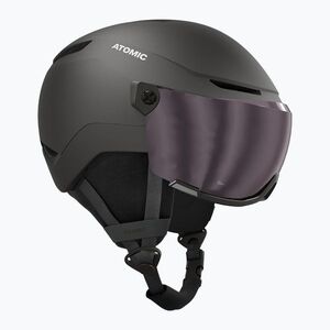 Gyerek sísisak Atomic Revent Visor Jr black/red flash (Revent Visor Jr AN5006742) kép
