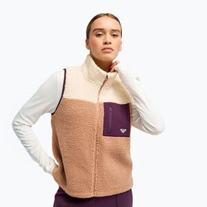 Női ujjatlan ROXY Boundless Spirit Vest 2 cafe au lait (Boundless Spirit Vest 2 ERJPF03260-CKV0) kép