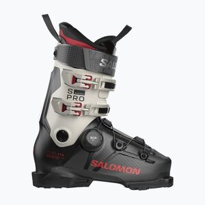 Férfi sícipők Salomon S/PRO Supra S Boa 110 black/gray aurora/samba met (S/Pro Supra S Boa 110 L45420700) kép