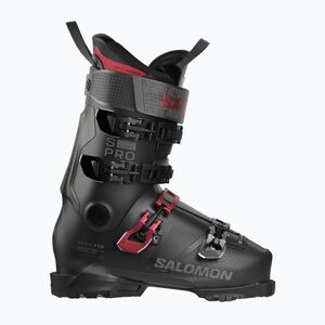 Férfi sícipők Salomon S/PRO Supra 110 black/samba met/beluga met (S/Pro Supra 110 L45431100) kép