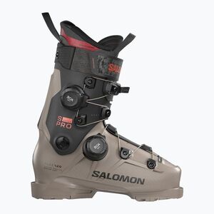 Férfi sícipők Salomon S/PRO Supra Dual Boa 120 rosted cashew/black/samba met (S/Pro Supra Dual Boa 120 L45419900) kép