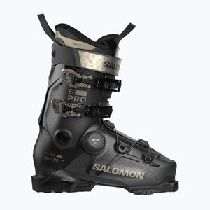 Női sícipők Salomon S/PRO Supra S Boa 85 W black/beluga met/light bronze met (S/Pro Supra S Boa 85 W L45422100) kép