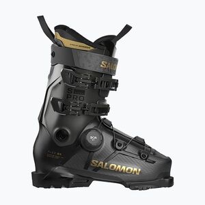 Női sícipők Salomon S/PRO Supra S Boa 95 W black/beluga met/gold met (S/Pro Supra S Boa 95 W L45421900) kép