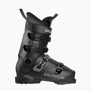 Férfi sícipők Salomon S/PRO Supra 100 black/dark gray met/beluga (S/Pro Supra 100 L45435100) kép
