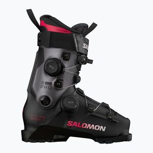 Női sícipők Salomon S/PRO Supra Dual Boa 115 W black/beluga met/raspberry (S/Pro Supra Dual Boa 115 W L45421300) kép
