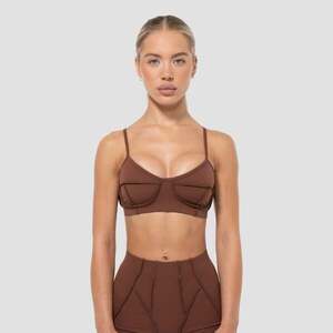 GymBeam Cosmo Sports Bra Brown kép