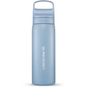 LifeStraw Go 2.0 rozsdamentes acél vízszűrő palack, 18 oz, izlandi kék kép
