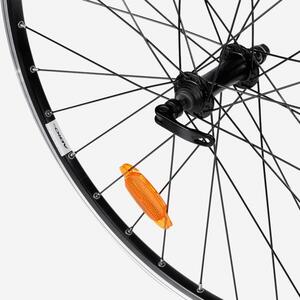 Btwin 650-es fekete színű első kerék országúti kerékpárhoz kép