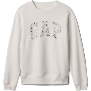 GAP V-GAP HERITAGE CREW Női pulóver, fehér, méret kép