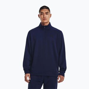 Férfi trekking pulóver Under Armour Armour Fleece 1/4 Zip midnight navy/black (Fleece 1/4 Zip 1373358) kép
