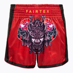 Fairtex Gyermek boxnadrág BSK2108 'Silent Warrior' piros (Silent Warrior BSK2108-RD) kép