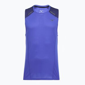 Férfi futó atléta Mizuno Active DryAeroFlow Tank Top dazzling blue (Active DryAeroFlow Tank Top J2GAD00223) kép