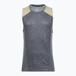 Férfi futótrikó Mizuno Active DryAeroFlow Graphic Tank Top lava smoke (Active DryAeroFlow Graphic J2GAD01008) kép