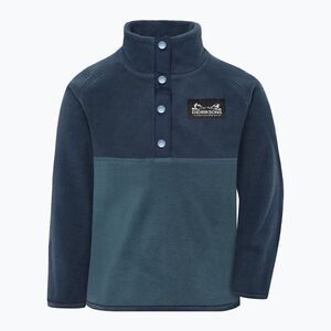 Gyerek polár pulóver Didriksons Monte 6 Half Button mountain blue (Monte 6 Half Button 506309-G23-090) kép