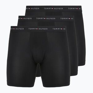 Férfi boxer nadrág Tommy Hilfiger Micro Long 3 pack black/black/black (Micro Long UM0UM037630R8) kép