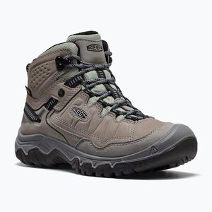 Női túracipők KEEN Targhee IV Mid Wp grey/lily pad (Targhee IV Mid Wp) kép